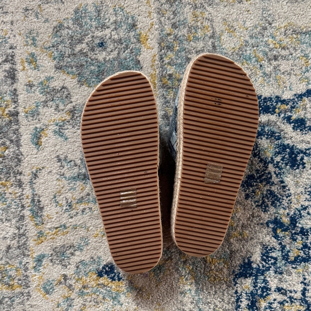 Kurt Geiger Blue Denim Slide Kensington Flatform Sandals - Picture 3 of 3